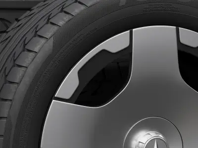 Mercedes wheels 3D model