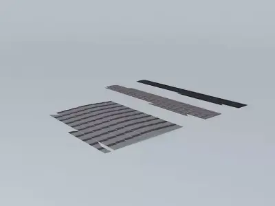 Asphalt Pieces Free 3D model