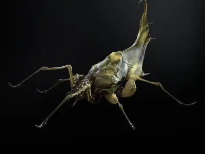 Cockroach2 Low-poly 3D model