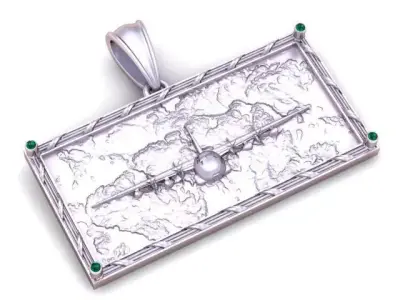 C 130 Hercules Aircraft Pendant 3D Printable Model 3D print model