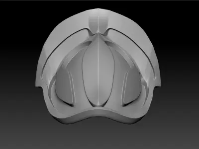 High-poly model Shoulder armor 3D model