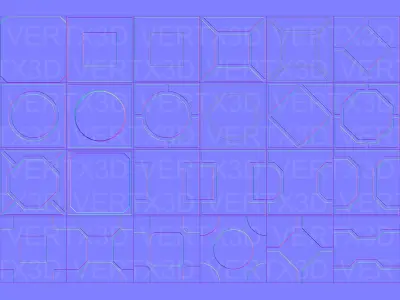 Sci-Fi Normal Maps Kit -Catalog preview- Texture