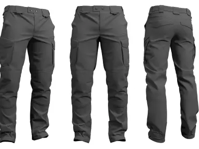 M-Tac Aggressor Gen II Flex Tactical Pants - Marvelous Designer 3D model