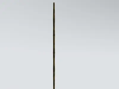 Bamboo Low-poly 3D model