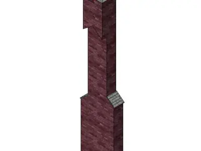 Chimney - Full Height 1 Free 3D model