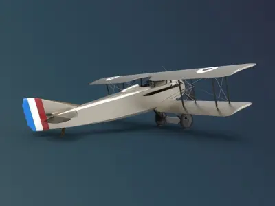 SPAD S XIII 3D model