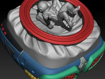 ASTRONAUT KEYBOARD CAP 3D print model