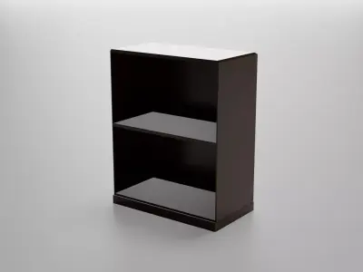 Bar Inspired Bookshelf - 3D Bedroom Scene Free low-poly 3D model