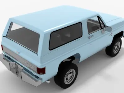  Chevrolet Blazer K5 1989 3D model