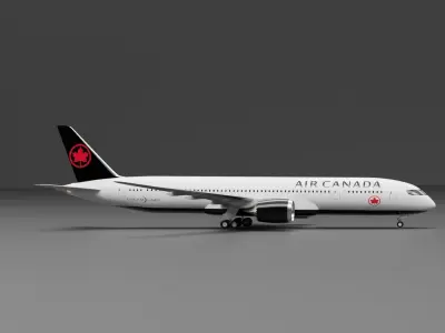 Boeing 787-9 Air Canada 3D model