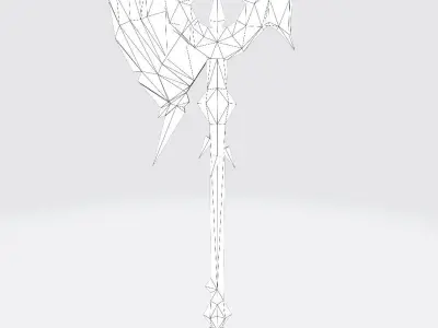 Molten Axe Free low-poly 3D model