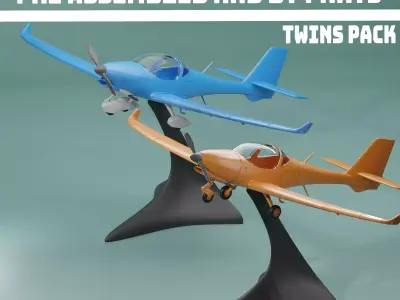 Aquila A-211 Twins Pack V3 3D print model