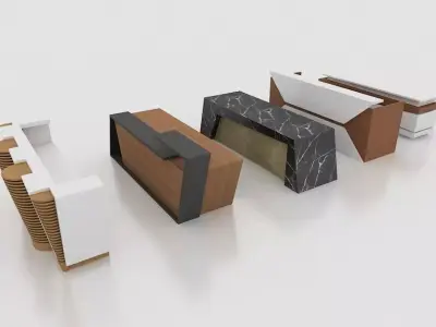 RECEPTIONS 3DS MAX 2015 5 MODEL 3D model