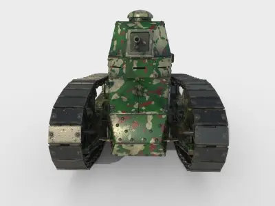 Renault FT-17 French 3D model