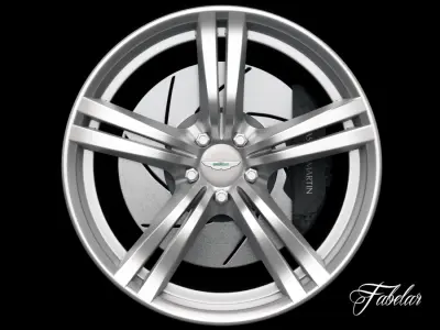 Aston Martin V8 rim 3D model