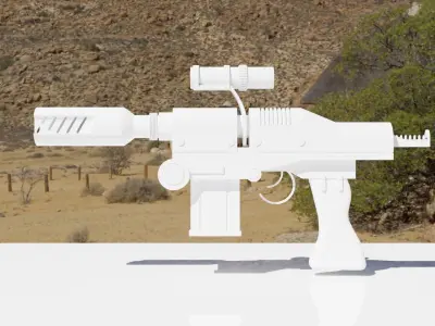 Star Wars Sidearm Blaster 3D model