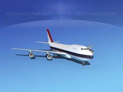 Boeing 747-100 Corporate 3 3D model