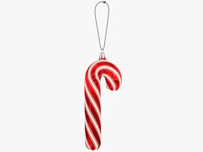 Candy Cane Christmas Tree Toy V2 3D model