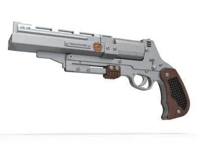 Tobias Beckett Blaster RSKF-44 from Solo A Star Wars story 3D model