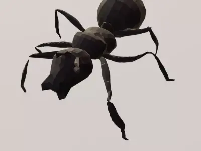 ant insect lowpoly bug Free low-poly 3D model