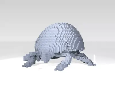 Ladybird Voxel 3D model