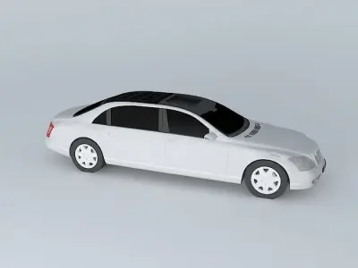 Maybach 62S 2007 Free 3D model