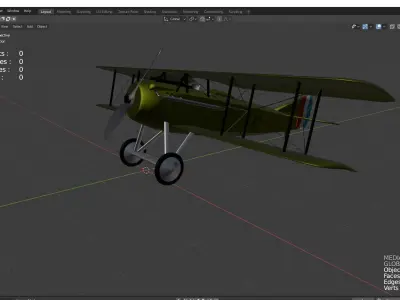 SPAD S XIII 3D model