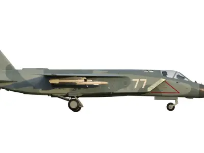 Yak-141 VTOL jet fighter 3D model