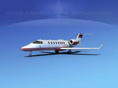 LearJet 45 V02 3D model