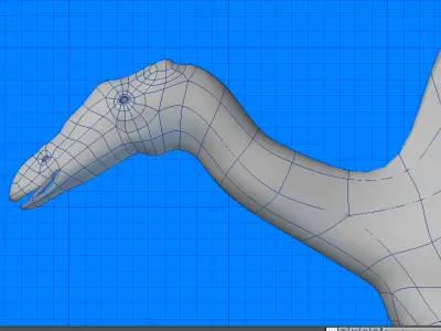 Ouranosaurus Dinosaur 3D model