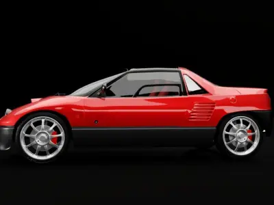 Mazda Autozam Az-1 Car 3d Model Free 3D model