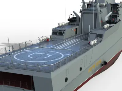 Project 22160 patrol ship 3D model