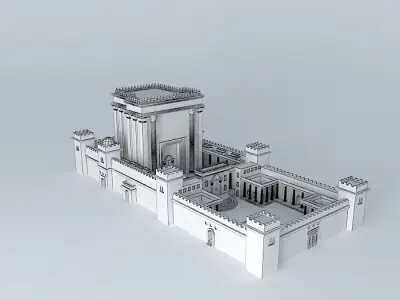 Herods Temple Free 3D model