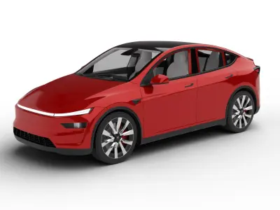 Tesla Model Y 2025 3d model get