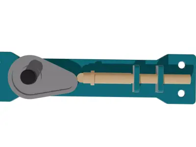 Disc Cam Plate Cam 3D model