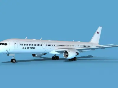 Boeing C-32B US Air Force V02 3D model