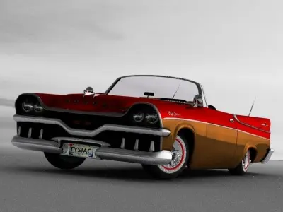 Dodge Royal Lancer Cabrio Free low-poly 3D model