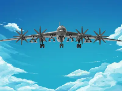 Trumpeter Tupolev Tu-95MS 3D model