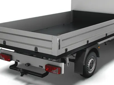 Dodge Sprinter Single Cab Tipper Toolpod 2009 3D model