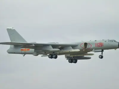 H-6K strategic bomber 3D model