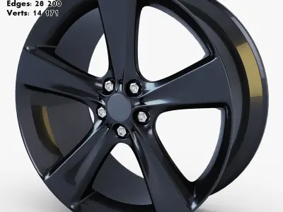 Car Rim Wheel Collection volume 1 3D model