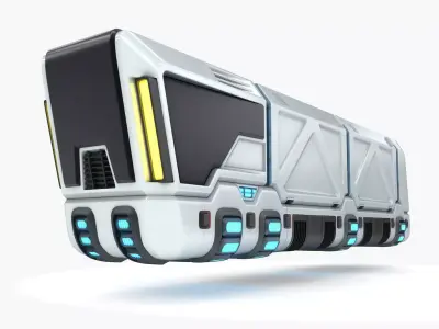 Hover truck 03 3D model