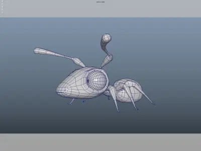 3D Ant disney Low-poly 3D model