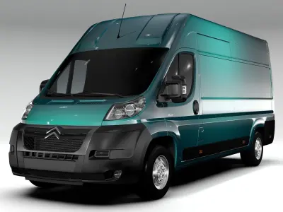 Citroen Relay Van L4H3 2006-2014 3D model
