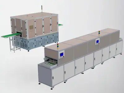 Dispensing and curing all-in-one machine 3D model
