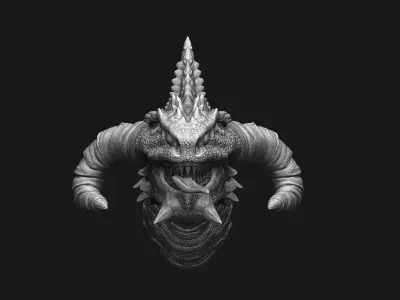 Dragon Head 2 3D model