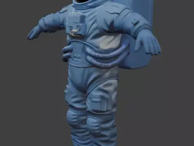 Realistic Astronaut Space Suit 3D model buy