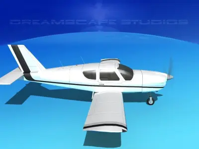 Socata TB-20 Trinidad V13 3D model