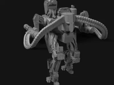 Sci fi robot  3D print model purchase
