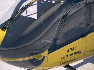 ADAC Eurocopter EC135 3D model